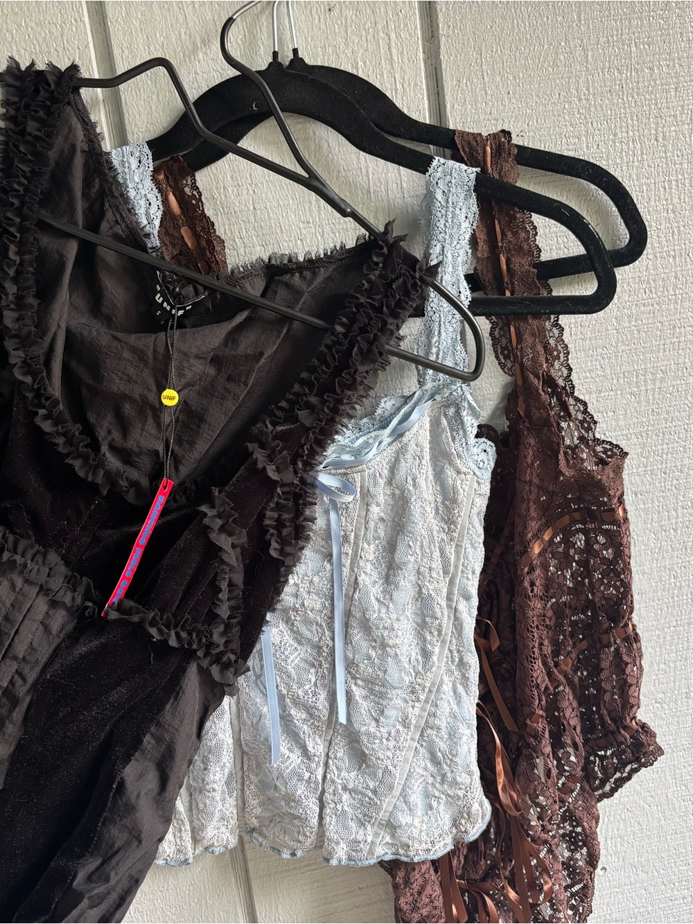 3 Brand New UNIF Black Tops